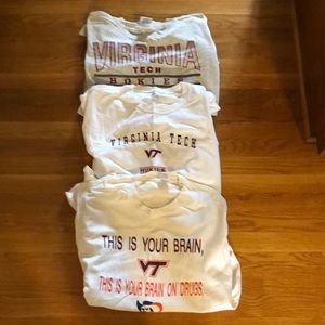 3 Men’s Virginia Tech shirts